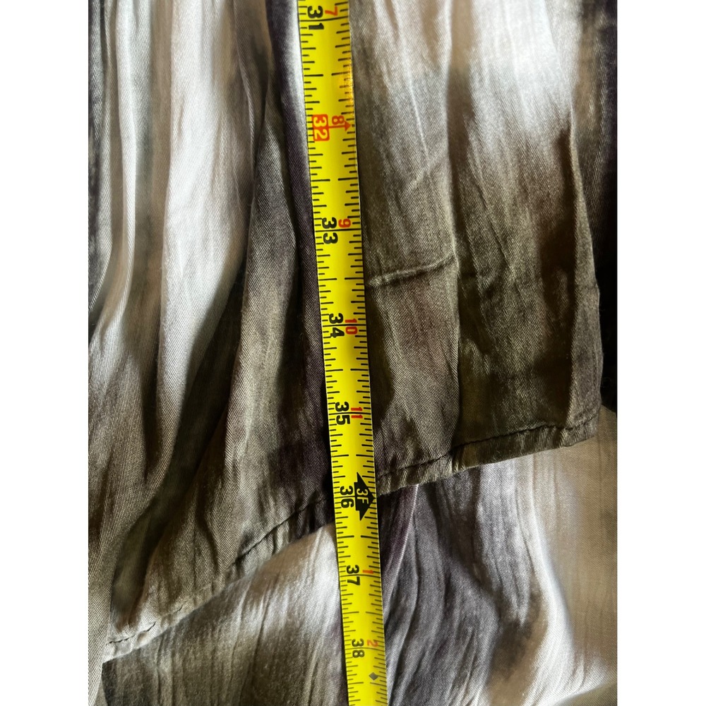 Venus Womens Tie-Dye High Low Boho Dress Size Small Tie Front Tassel Flowy‎ - Picture 10 of 12